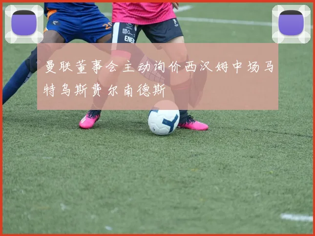 曼联董事会主动询价西汉姆中场马特乌斯费尔南德斯